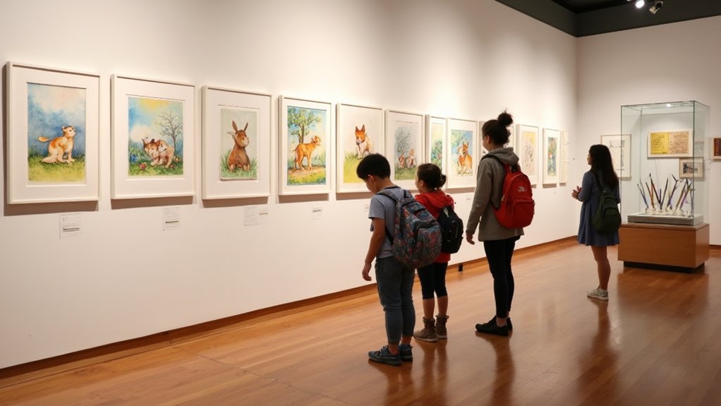 children s book art collection