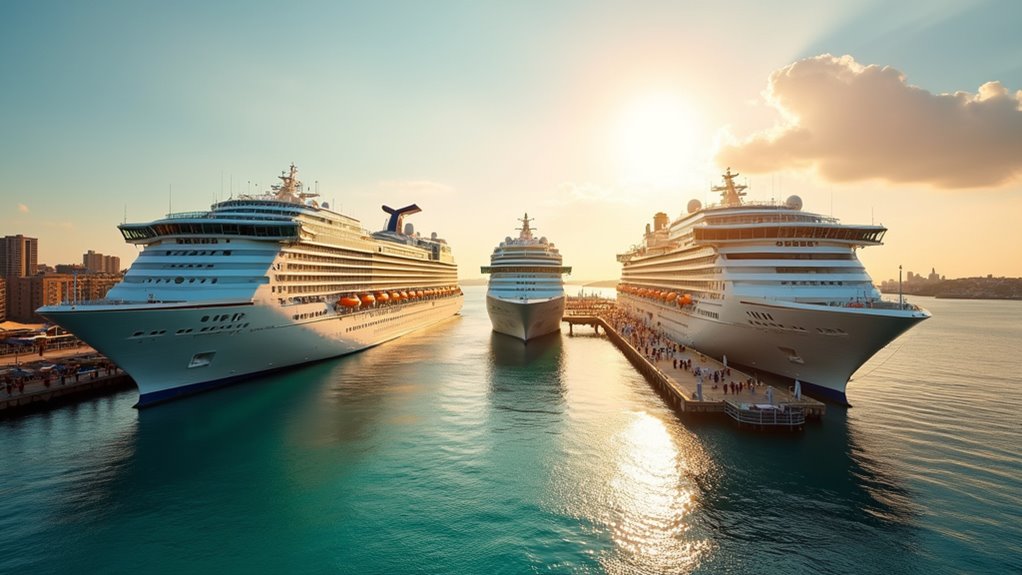 choose cruise line and ports