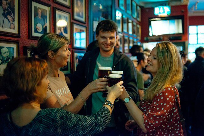 Classic Irish Pubs Private Tour of Dublin: Live Music, Beer and Nightlife - Drinks, Snacks, and Atmosphere