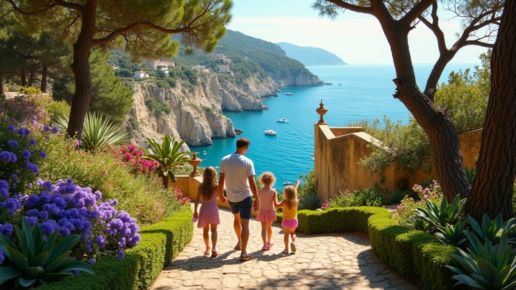 clifftop botanical garden exploration