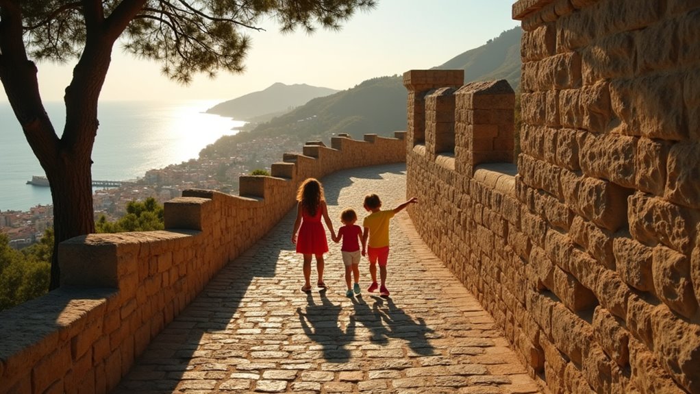 climb historic fortress walls