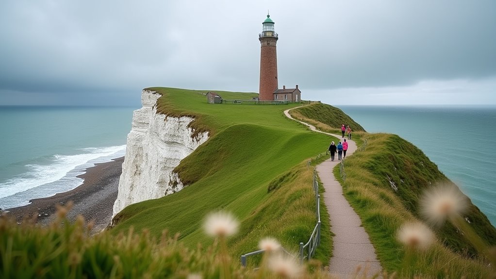 coastal walk with lighthouse