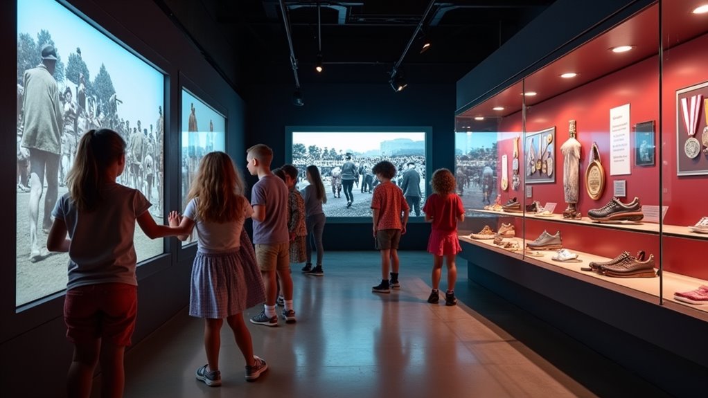 combining sport relief and war museums