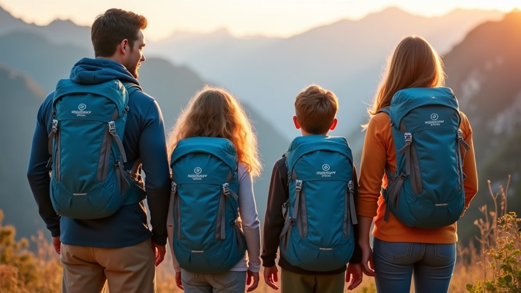 comfortable family travel backpack