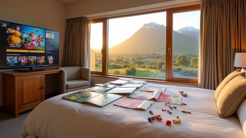 complimentary kids in room activities