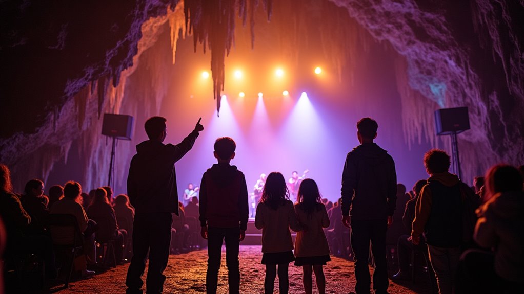 concerts inside gibraltar s limestone