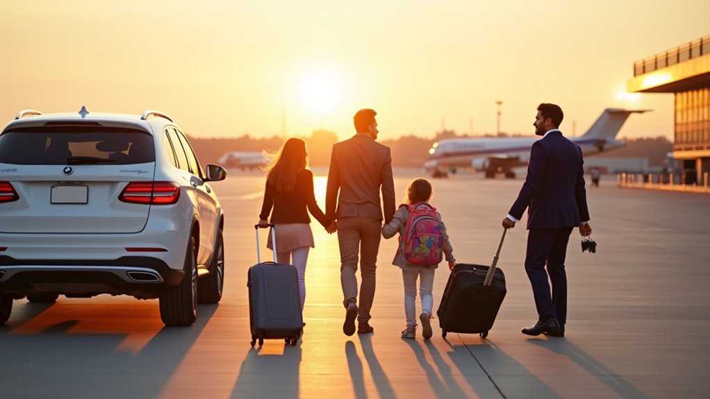 convenient family airport parking