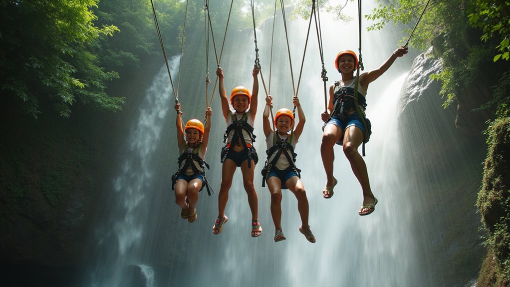 costa rica waterfall rappelling