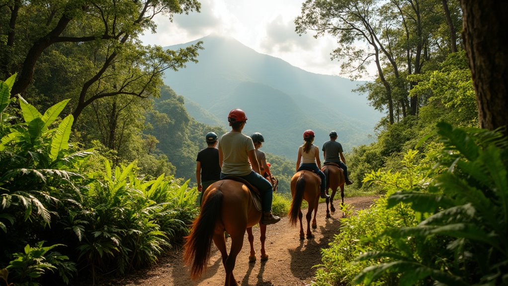 costa rican family horseback adventures