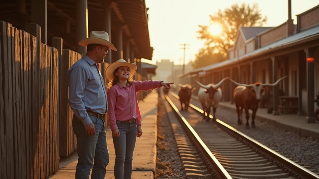 cowboys herding longhorns daily