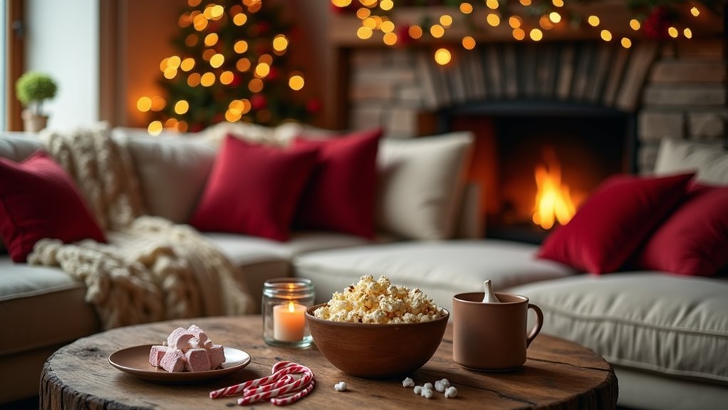 cozy holiday movie night