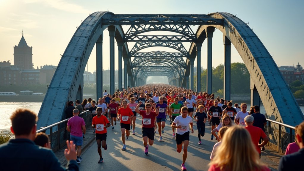 cross tyne bridge 13 1 miles