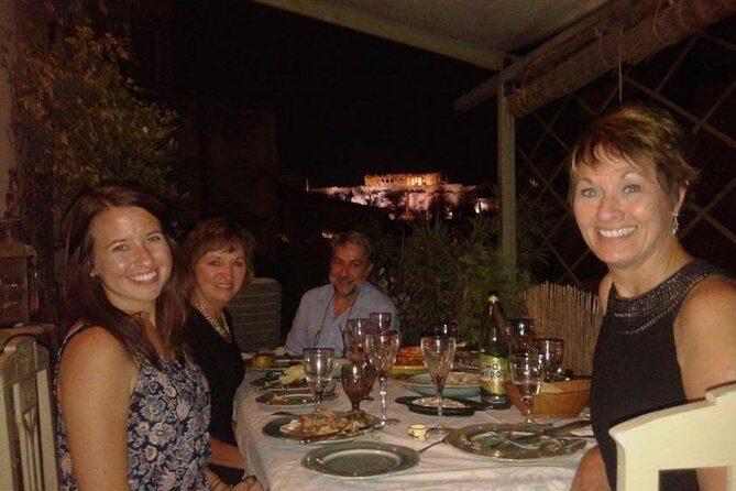 Delicious Greek Dinner Overlooking the Acropolis - The Food and Drink
