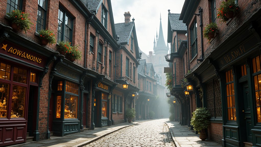 diagon alley film set