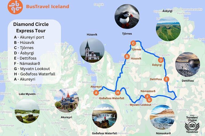 Diamond Circle Myvatn Waterfalls, and Husavik from Akureyri Tour - Transport, Timing, and Value