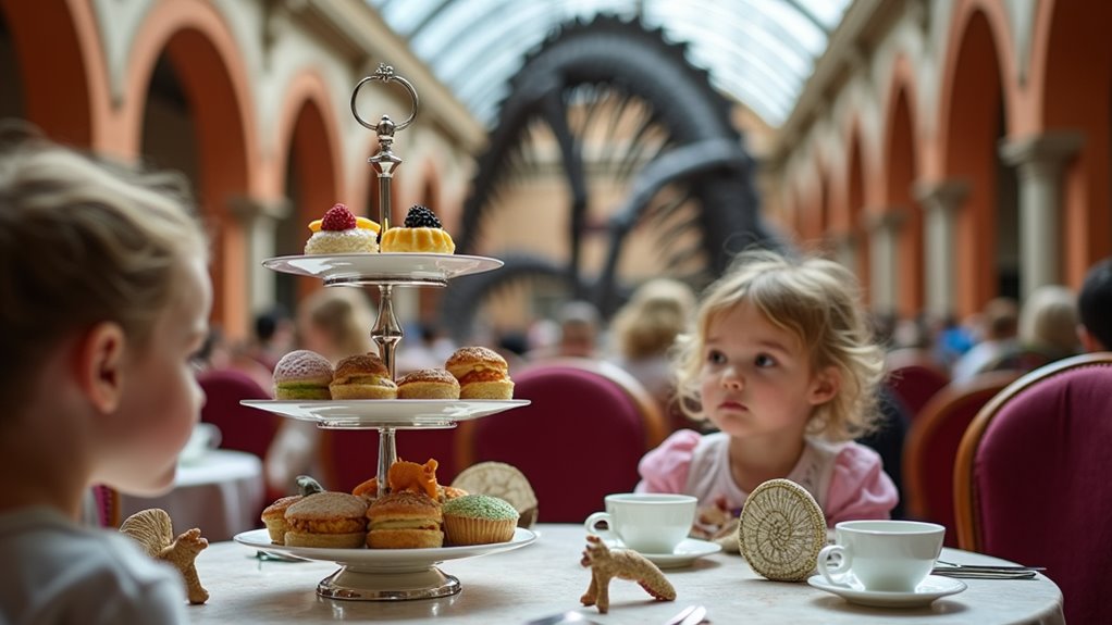 dinosaur themed afternoon tea
