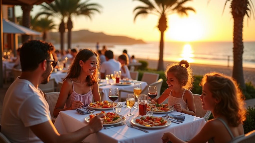 diverse on site dining options