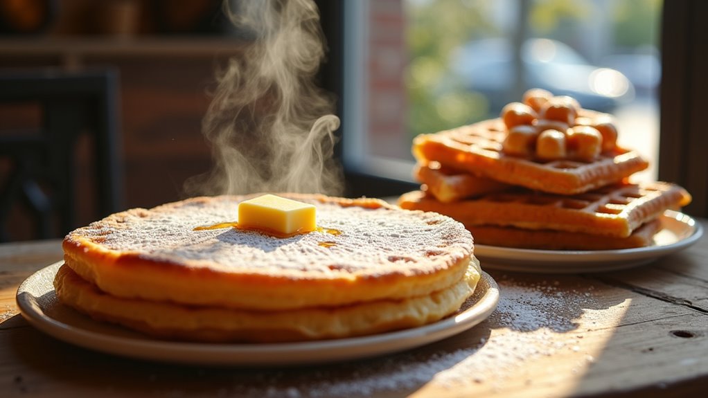 dutch pancakes and stroopwafels