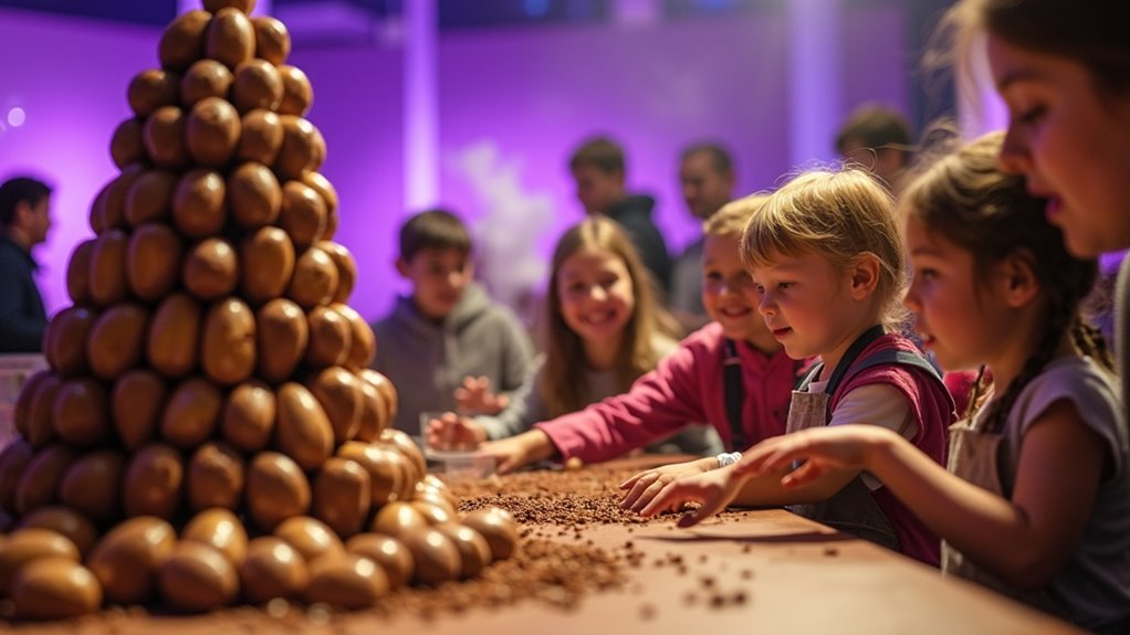 easter chocolate family activities