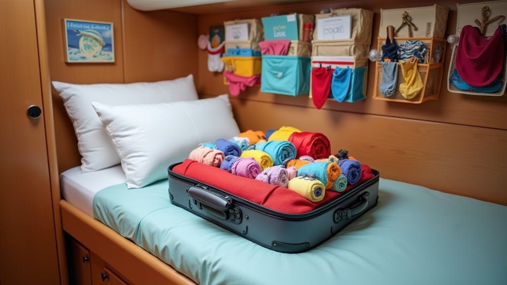 efficient cruise cabin packing