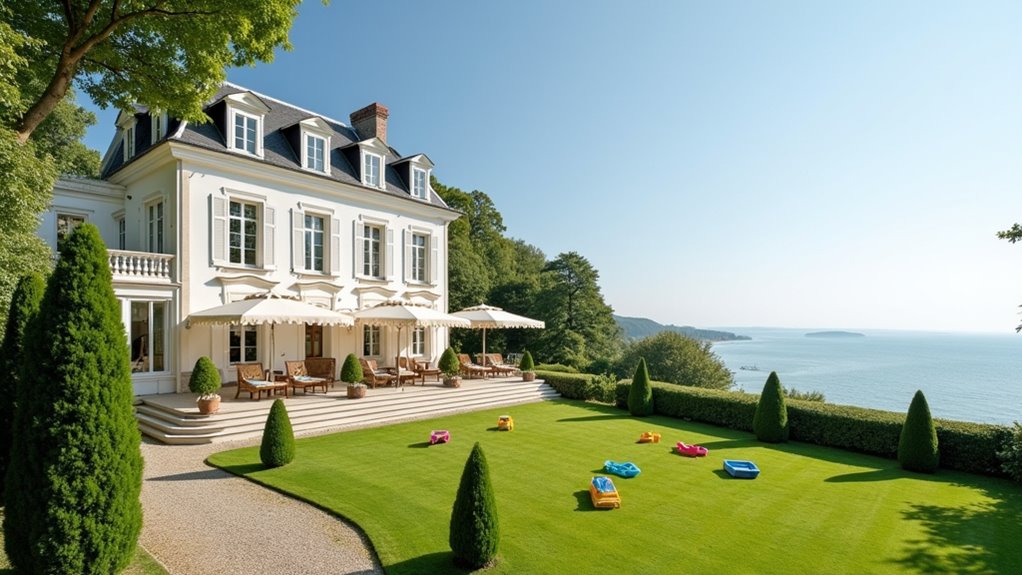 elegant seaside family retreat