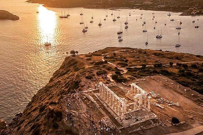Enjoy Cape Sounio Private Majestic Sunset With Seaside Dinner - Visiting the Temple of Poseidon