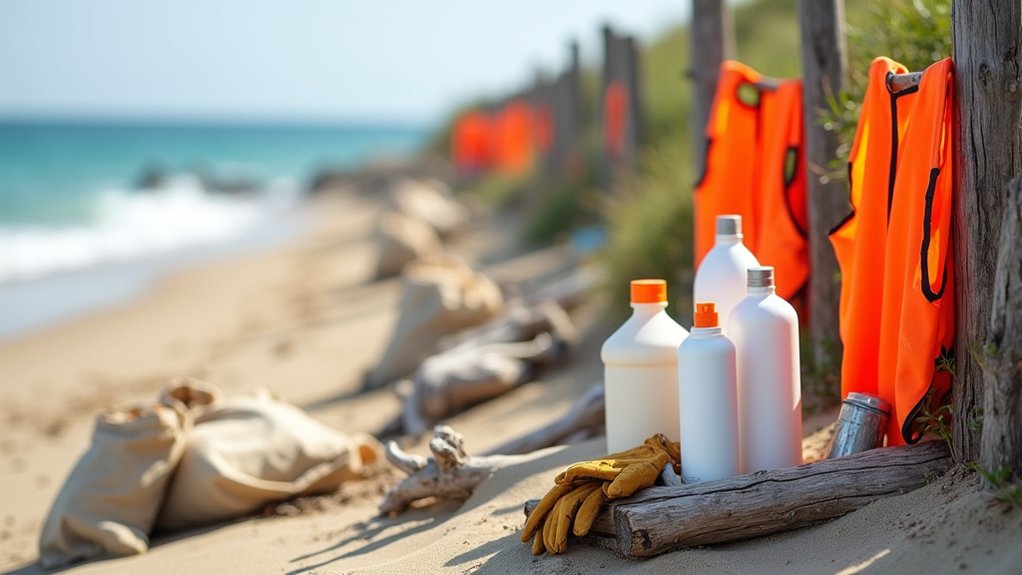 essential beach cleanup supplies