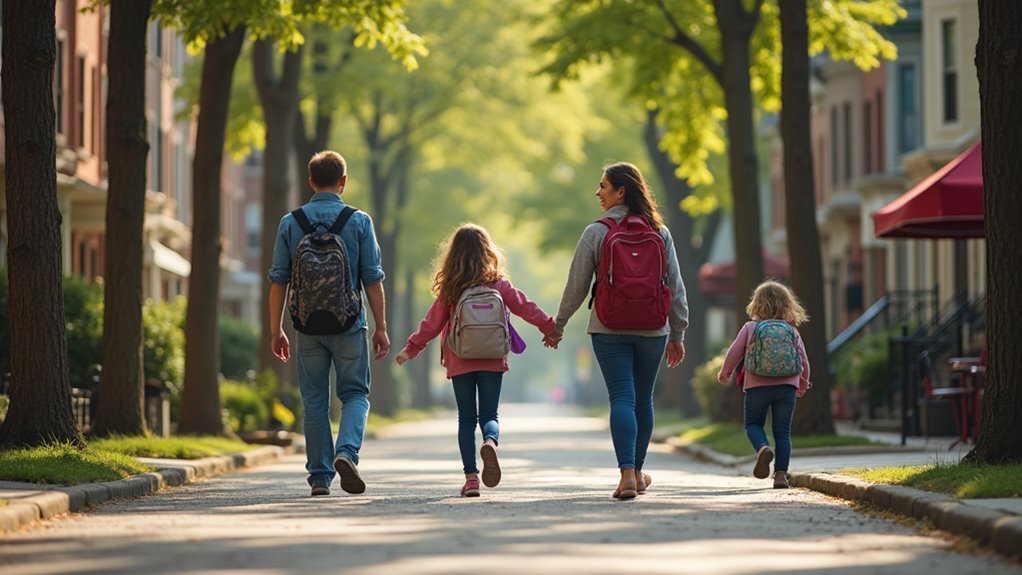 explore walkable family neighborhoods