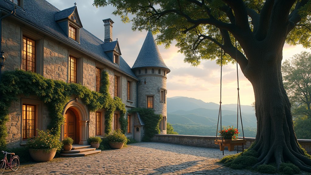 fairy tale castle family retreat