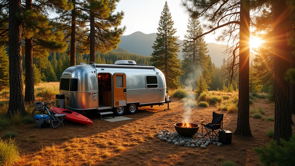 families embrace off grid camping