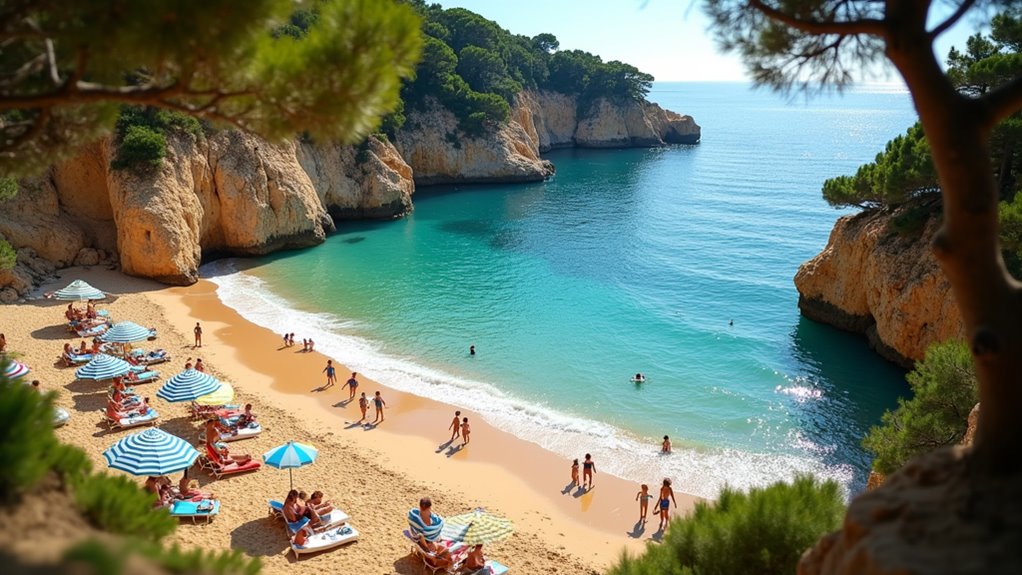 family beaches with clear waters