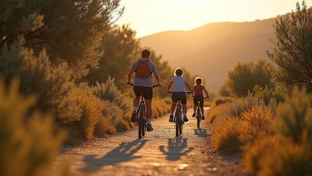 family coastal fortress cycling