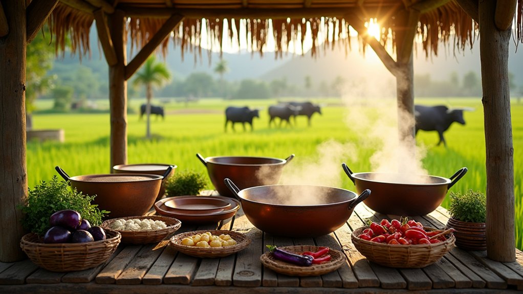 family farm to table cooking