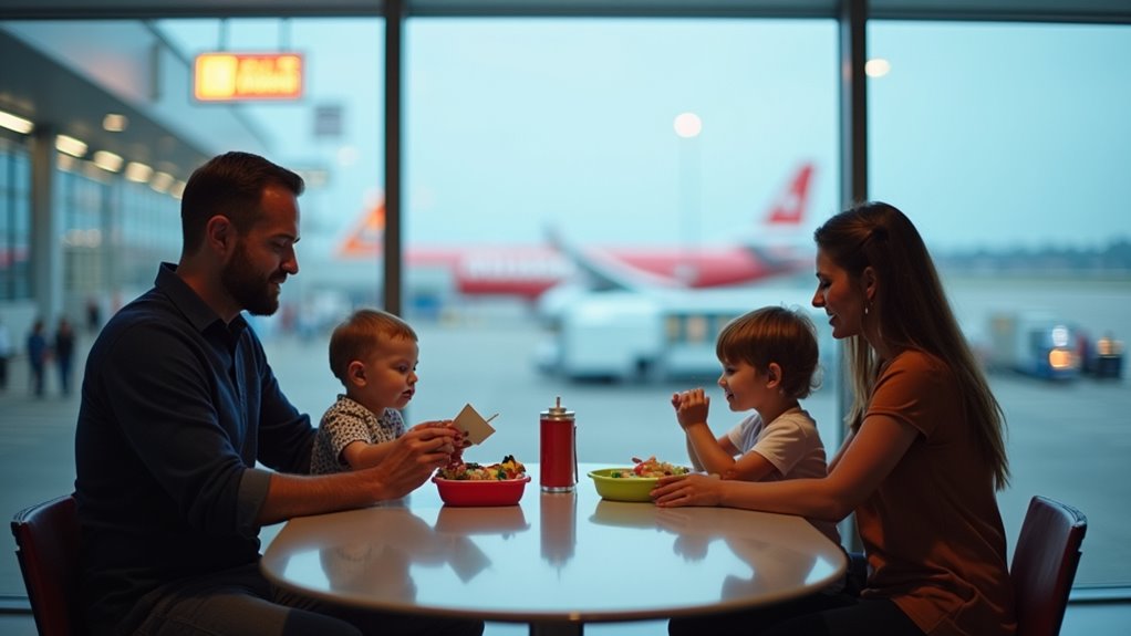 family friendly airport dining options
