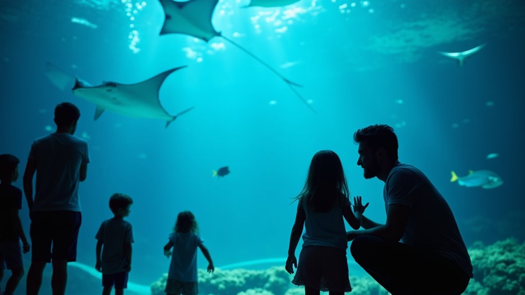 family friendly aquarium visit