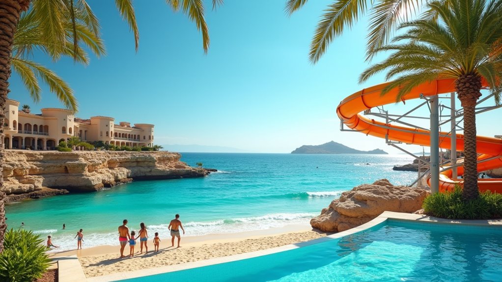 family friendly beaches and water activities