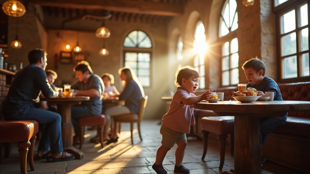 family friendly caf with views