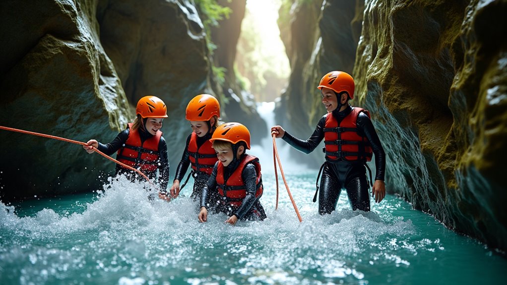 family friendly canyoning adventure