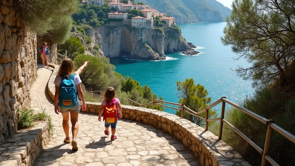 family friendly coastal trail options