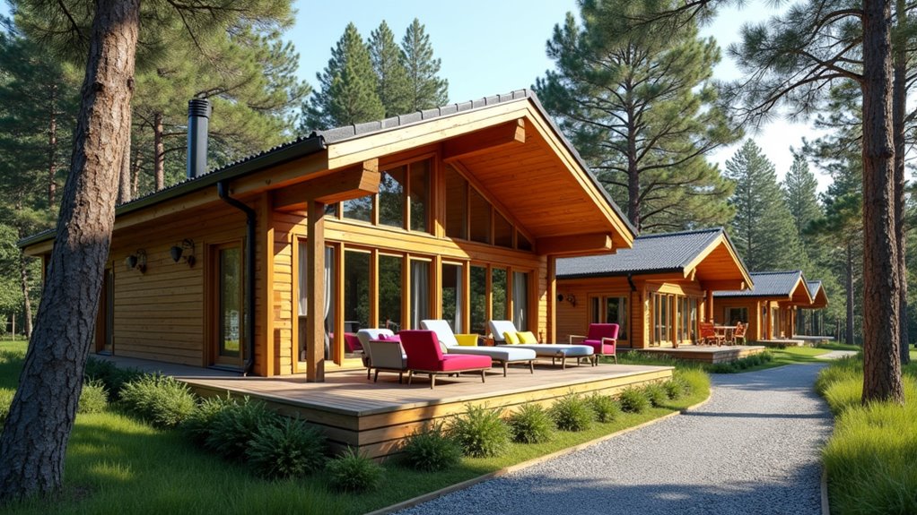 family friendly cozy chalets