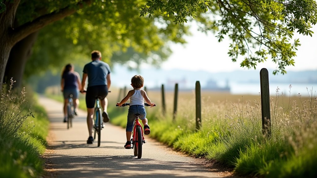 family friendly cycling route