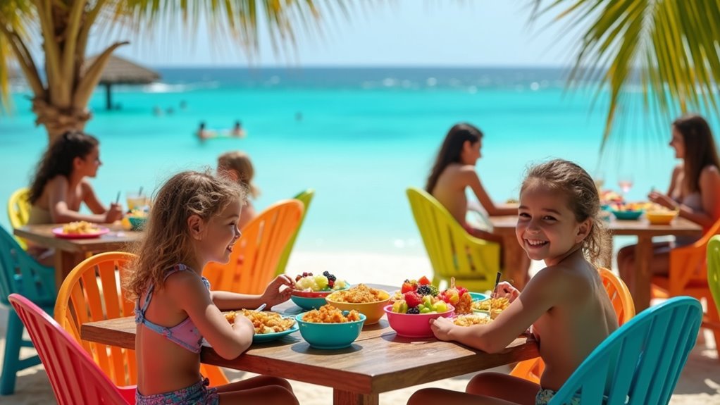 family friendly dining options available