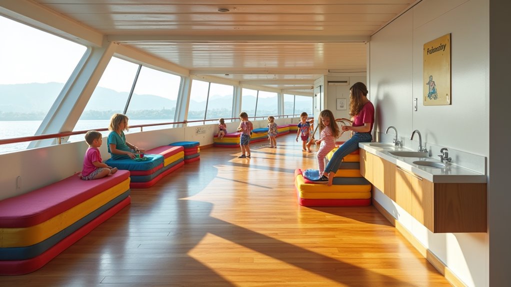 family friendly ferry amenities