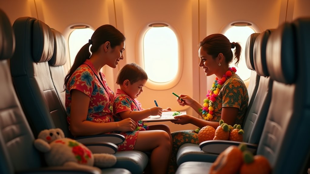 family friendly hawaiian airline amenities