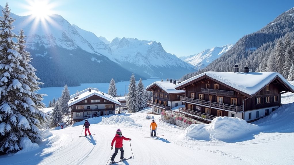 family friendly linked pistes reliable snow