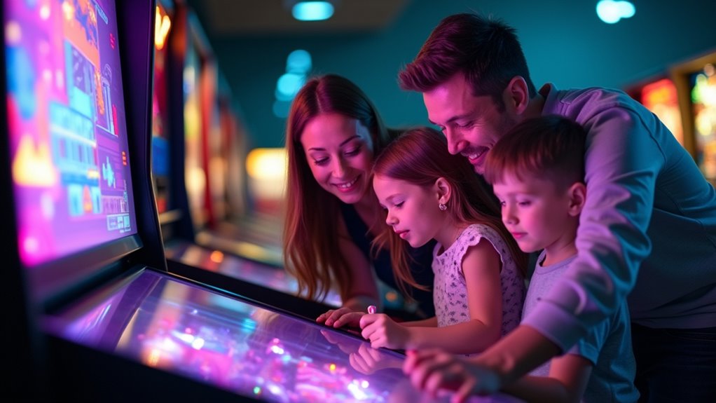 family friendly modern arcade experiences