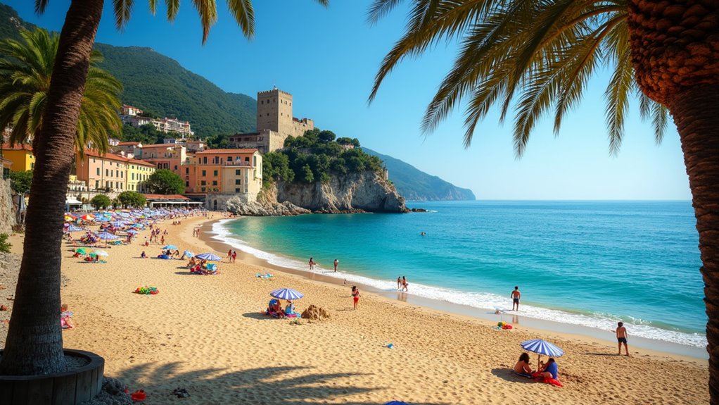 family friendly monterosso beach access