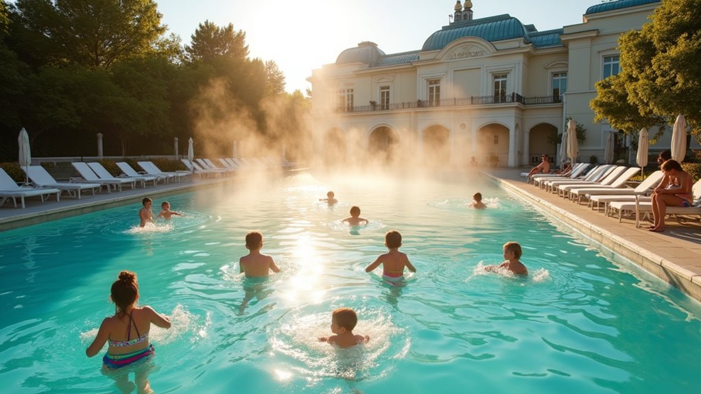 family friendly outdoor thermal pools