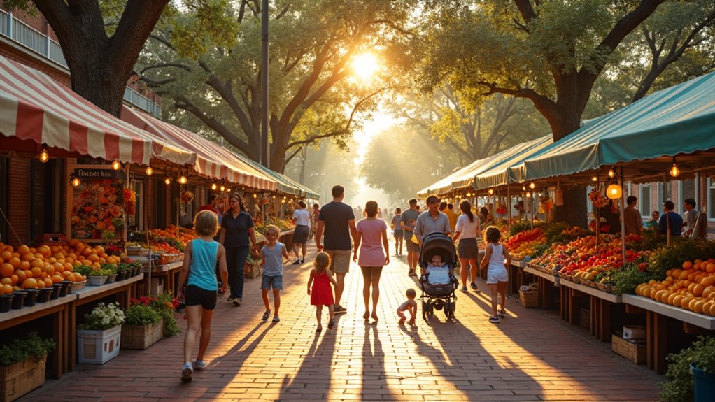 family friendly saturday outdoor market
