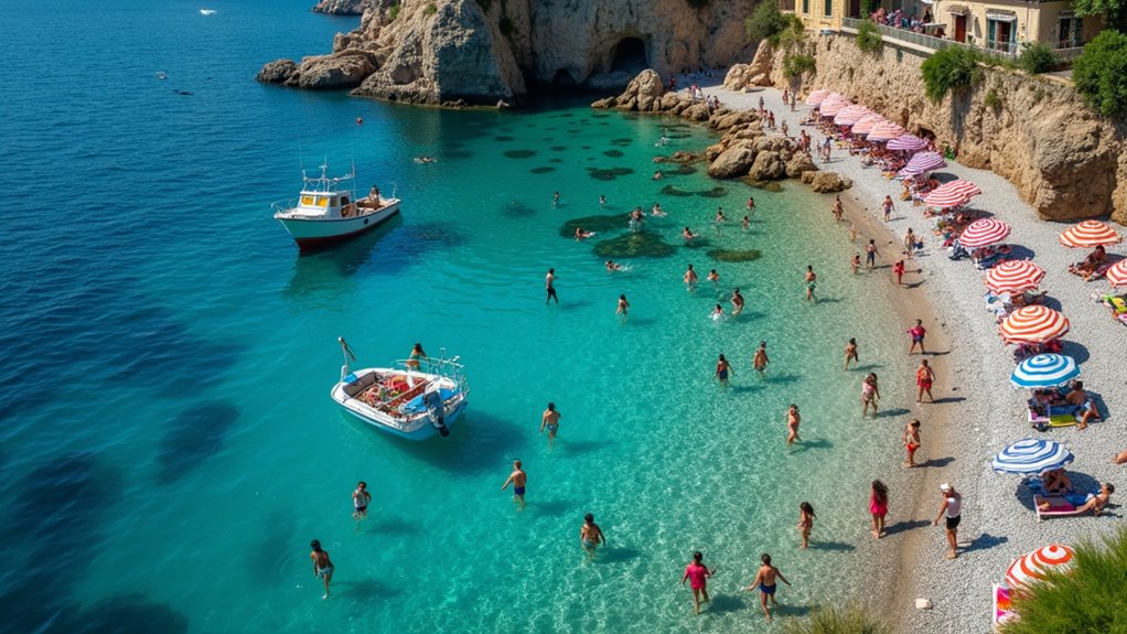 family friendly sheltered beach clubs